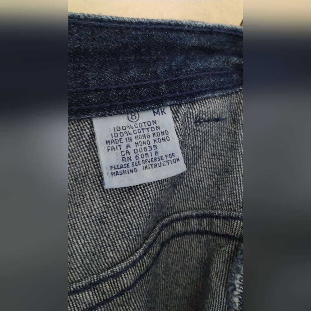 Women's Vintage  Gloria Vanderbilt Denim Skirt - Picture 4 of 7